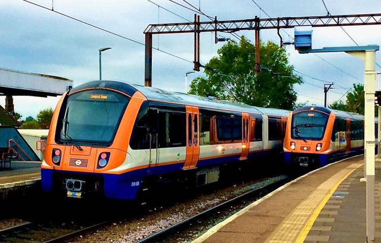 Class 710 trains operating on London Overground