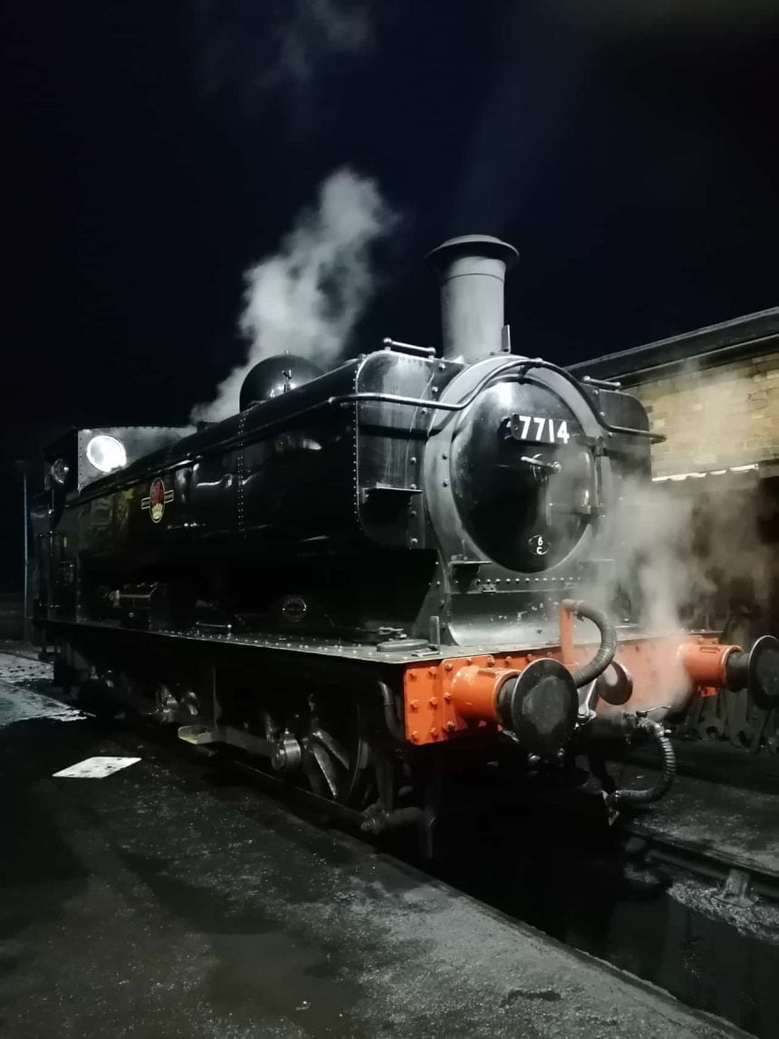 7714 being disposed at the end of the last running day at the SVR