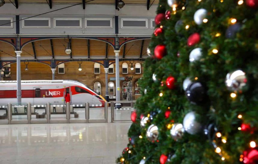 London North Eastern Railway Christmas travel