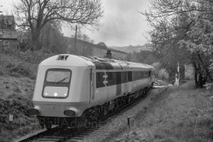 BR Class 41 No. 41001 on the Keighley and Worth Valley Railway