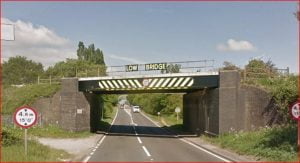 Watling Street railway bridge Hinckley