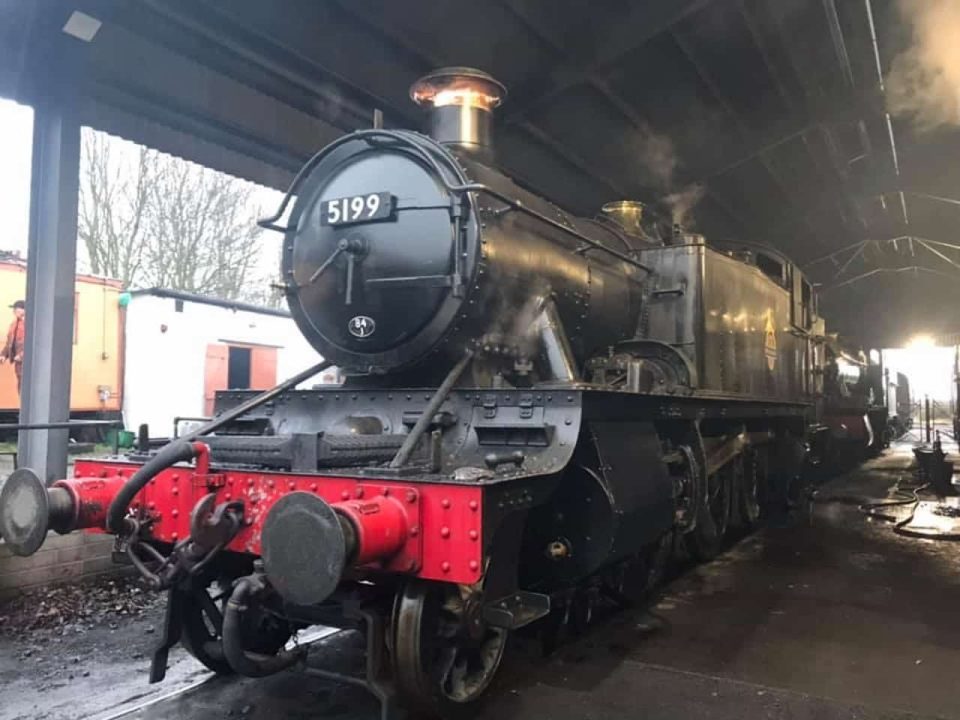 5199 at Bishops Lydeard on the West Somerset Railway