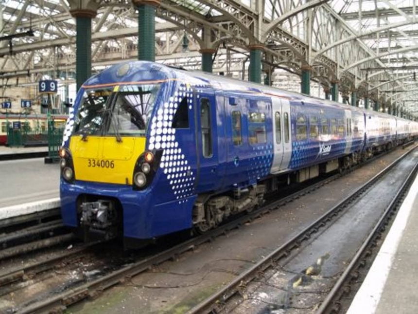 ScotRail 334006 in Saltaire Livery