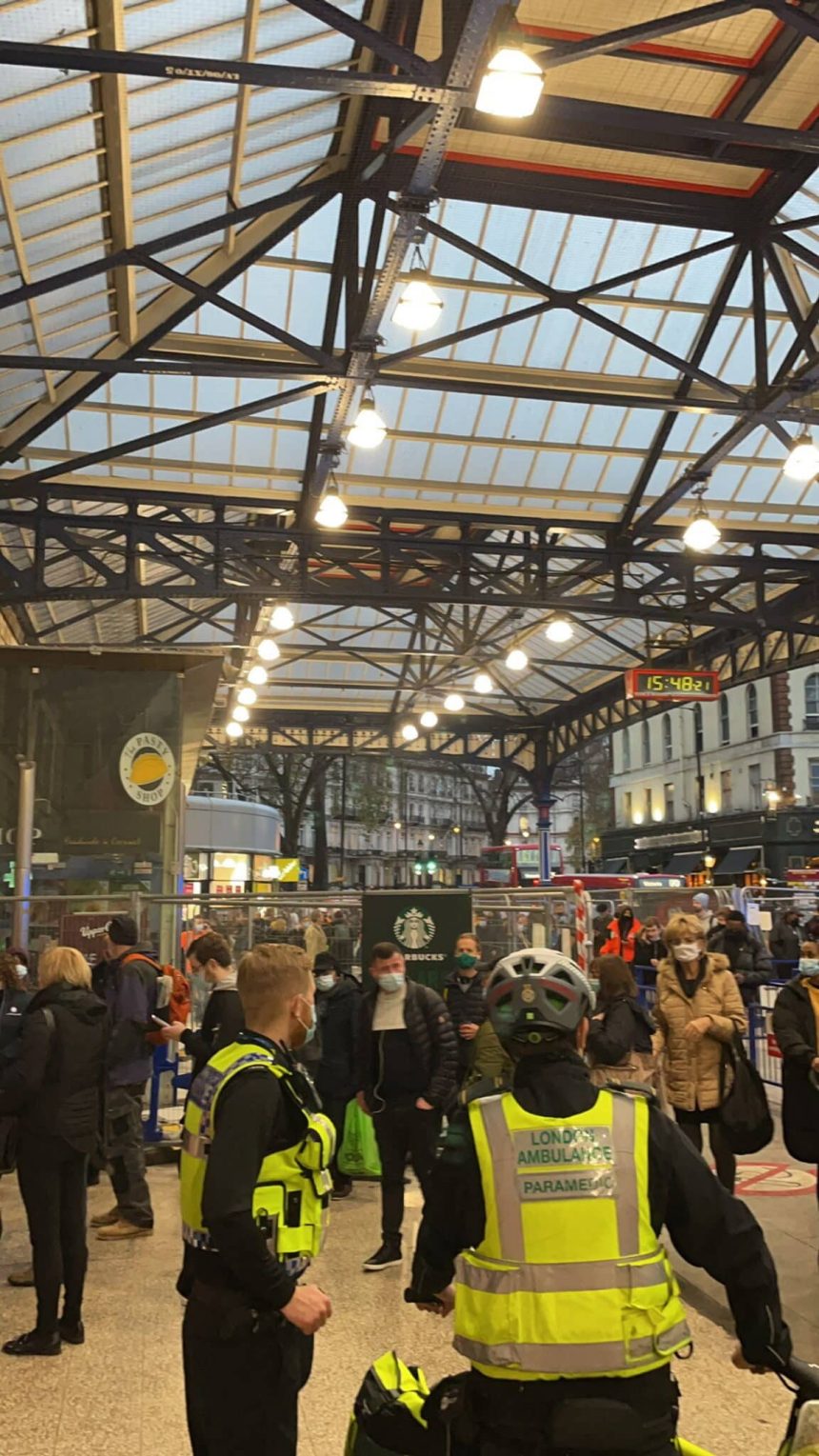 Fire at London Victoria