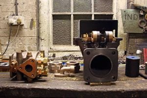 The vacuum ejector and regulator valve assembly close to completion for use on Riddles 3MT 82045