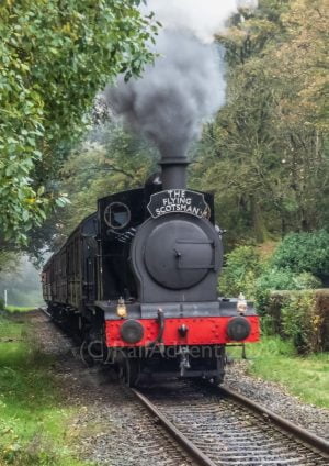 2890 arrives into Summerseat on the East Lancashire Railway