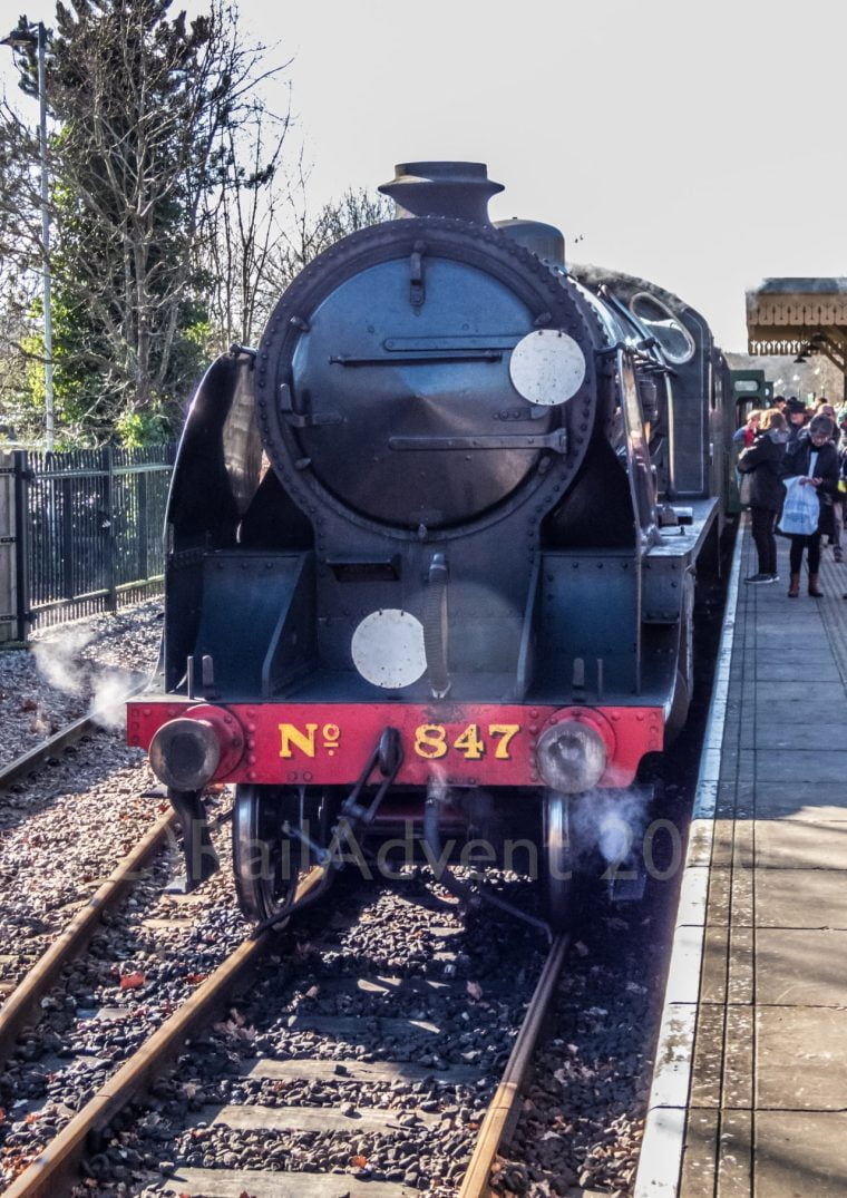 SR S15 847 at East Grinstead on the Bluebell Railway