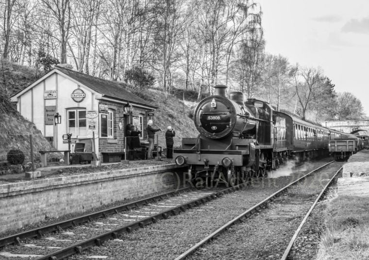 53808 at Eardington on the Severn Valley Railway