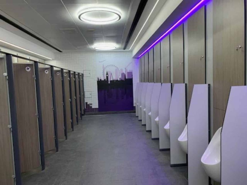 Revamped toilets at King's Cross station