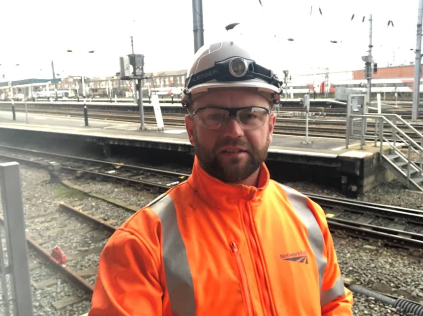 Ricky Collins, Network Rail worker in Doncaster