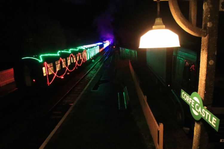 Steam and Lights on the Swanage Railway