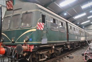 The MNR's Class 101 in the shed at Dereham