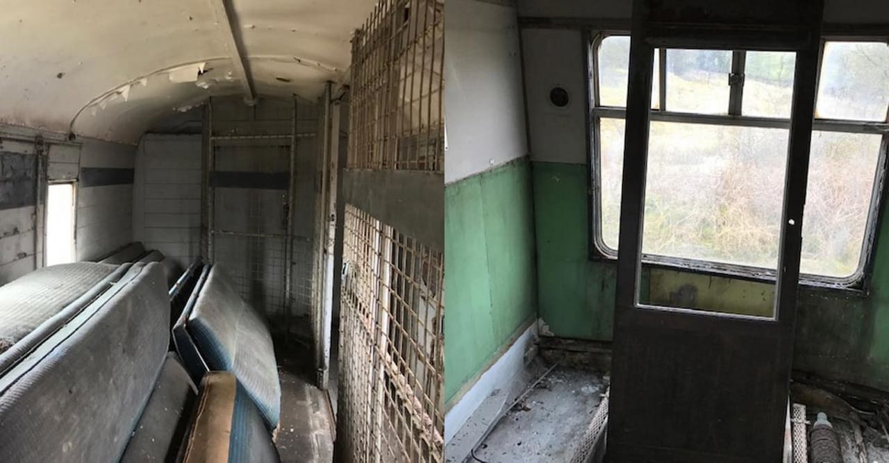 Inside the BSK restoration at the Keighley and Worth Valley Railway