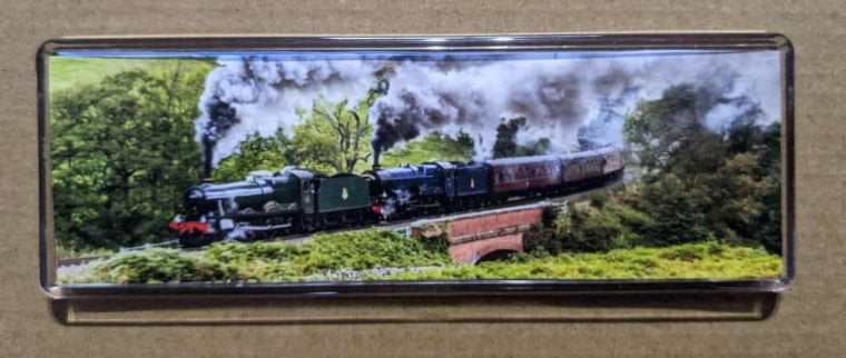 Steam train magnet featuring 6990 Witherslack Hall and 6023 King Edward II