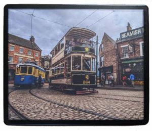 Mousemat featuring the trams at Beamish