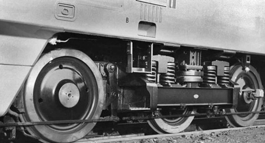 Bogie of a Class 52 // Credit Western Locomotive Association