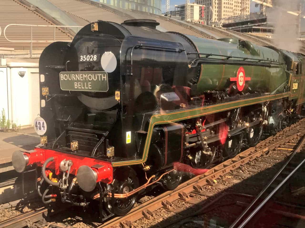35028 Clan Line with the Bournemouth Belle