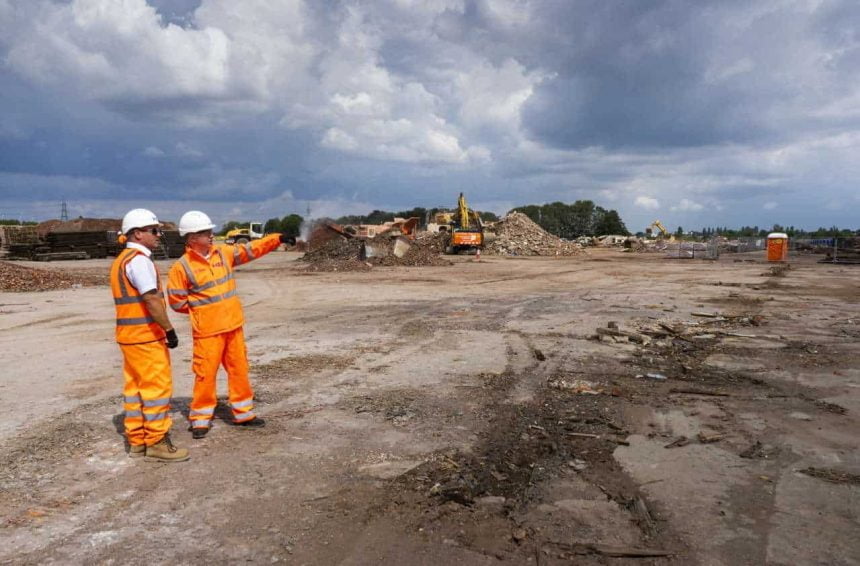 Mark Thurston visits Washwood Heath demolition site
