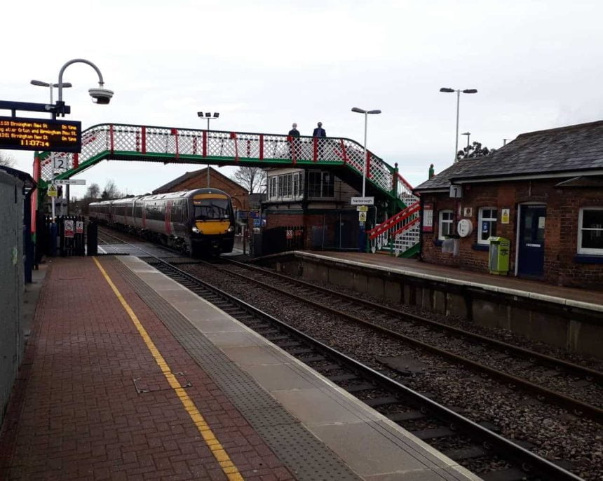 Narborough station footbridge reopens for passengers