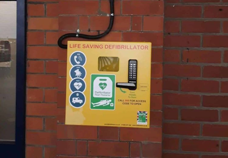 Railway station defibrillators