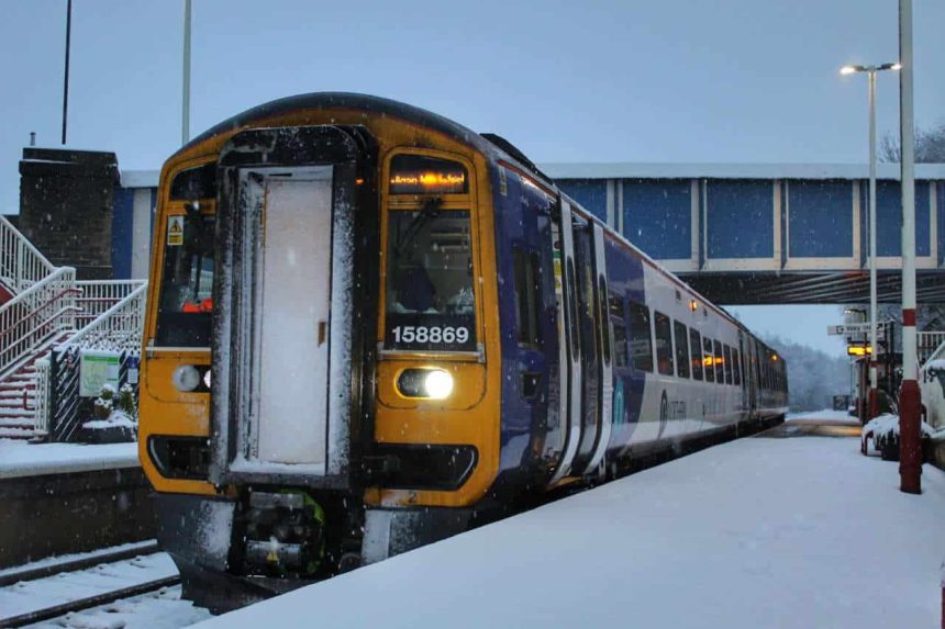 Northern Class 158 at Brighouse