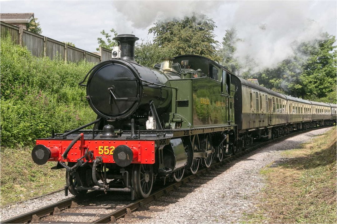5526 on the South Devon Railway