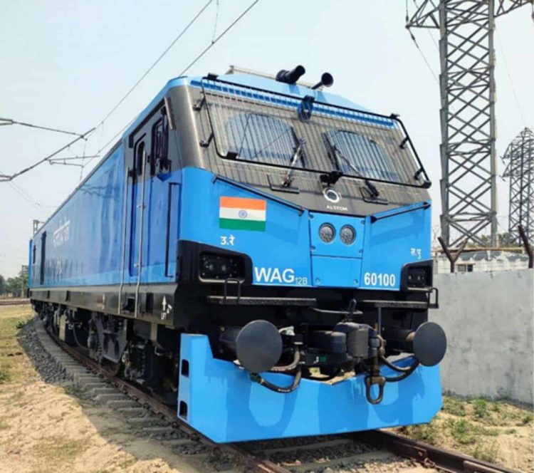 100th new locomotive for Indian Railways