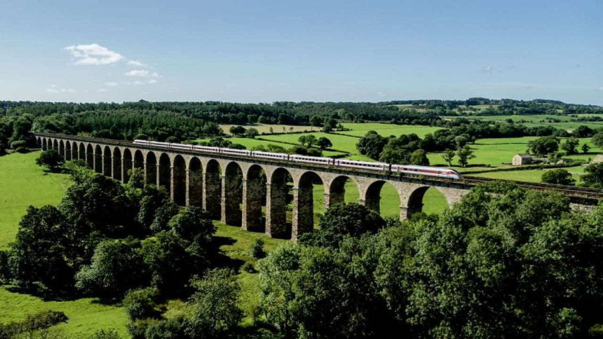 LNER Train on a viaduct