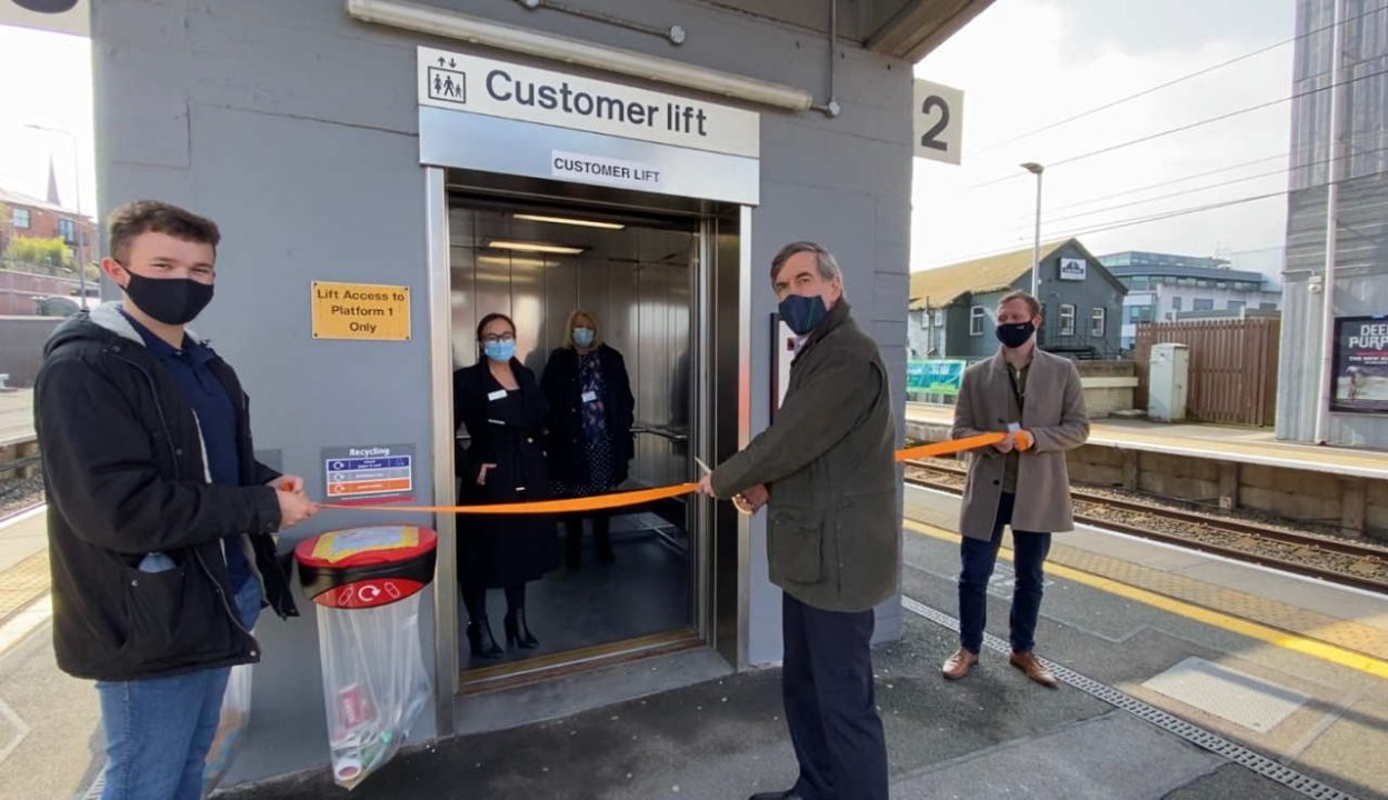 Macclesfield Station lift upgrade project complete