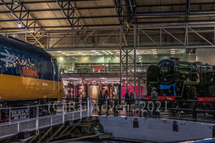 43002 and 92220 Evening Star at the National Railway Museum