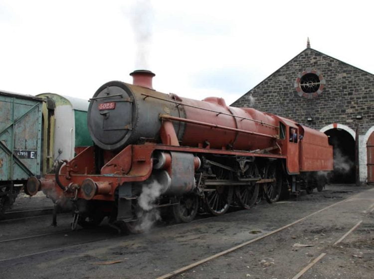 No.5025 at Aviemore Shed // Credit The Watkinson Trust