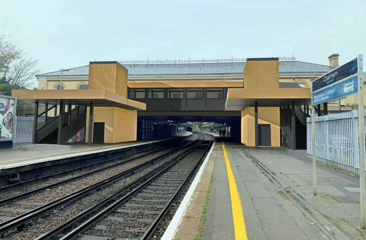 Chatham station new footbridge design
