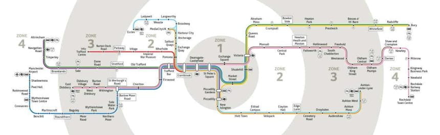 Metrolink network map 2020