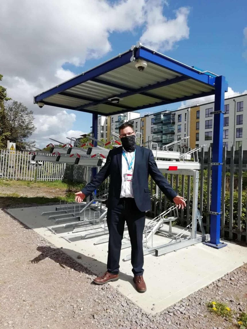 New Southgate cycle rack - James Miller