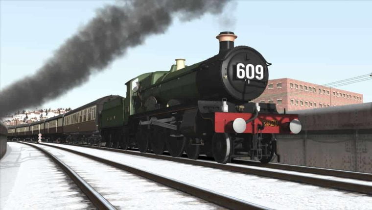 GWR Saint Locomotive Retexture for Train Simulator