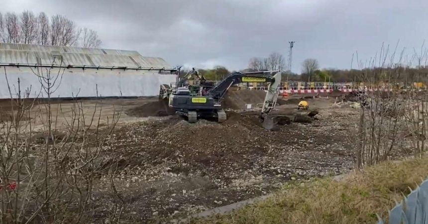 Tyne & Wear Metro Depot Demolition