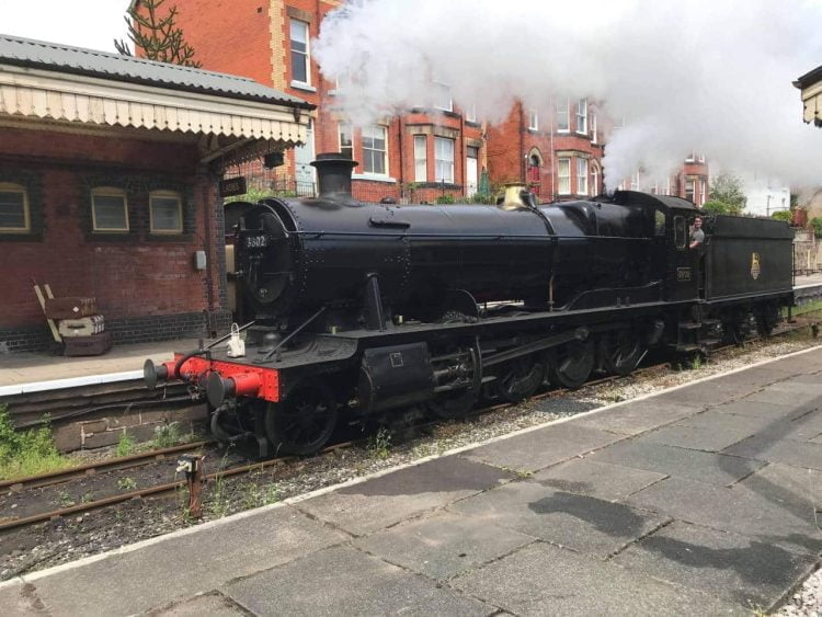 3802 goes on test at the Llangollen Railway