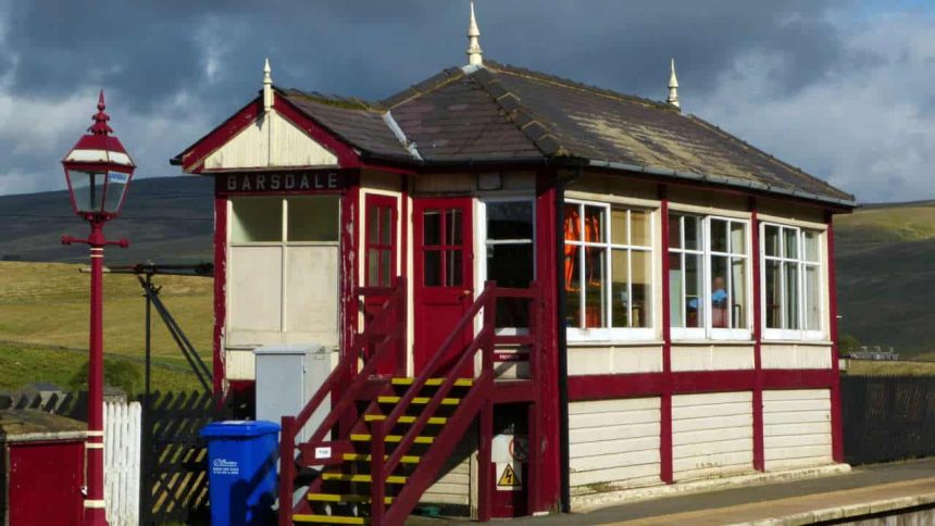 Garsdale signal box - picture credit Mark Harvey from Friends of Settle to Carlisle Line