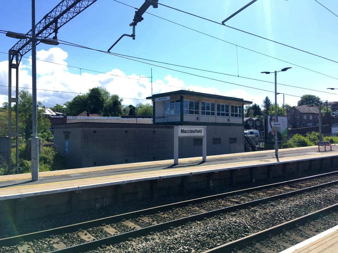 Macclesfield station sign
