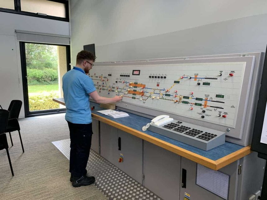 3000th apprentice takes up his station at Suffolk signal box