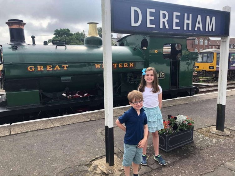 Kids who will now be travelling free at Dereham Station if accompanied by an Adult ticket holder