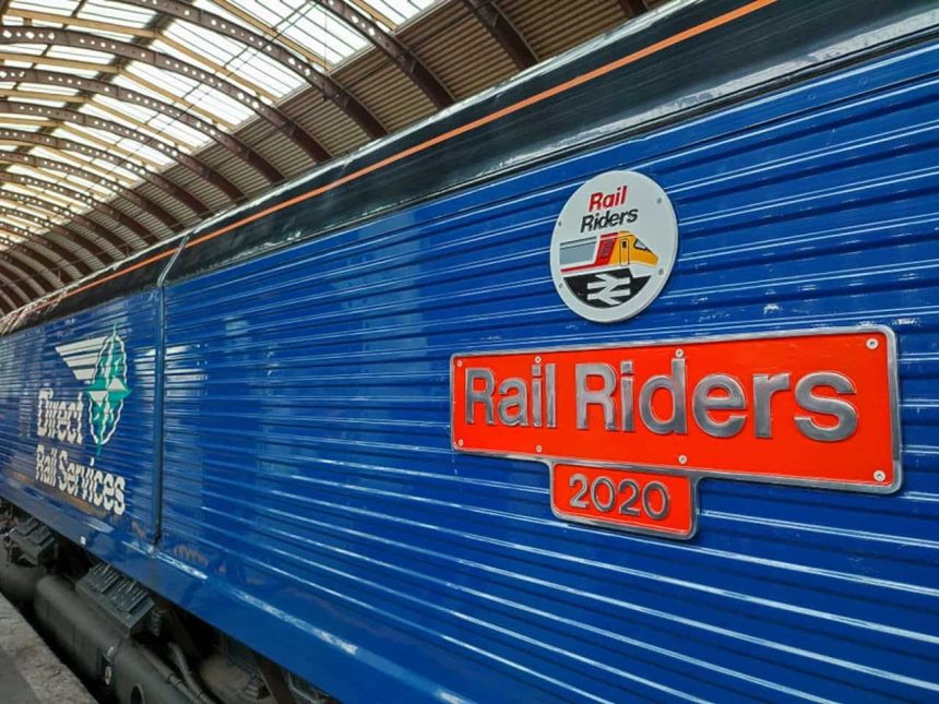 Rail Riders 2020 nameplate