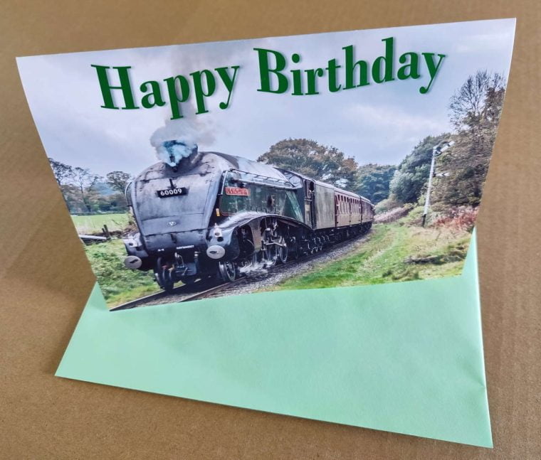 Birthday card with 60009 Union of South Africa