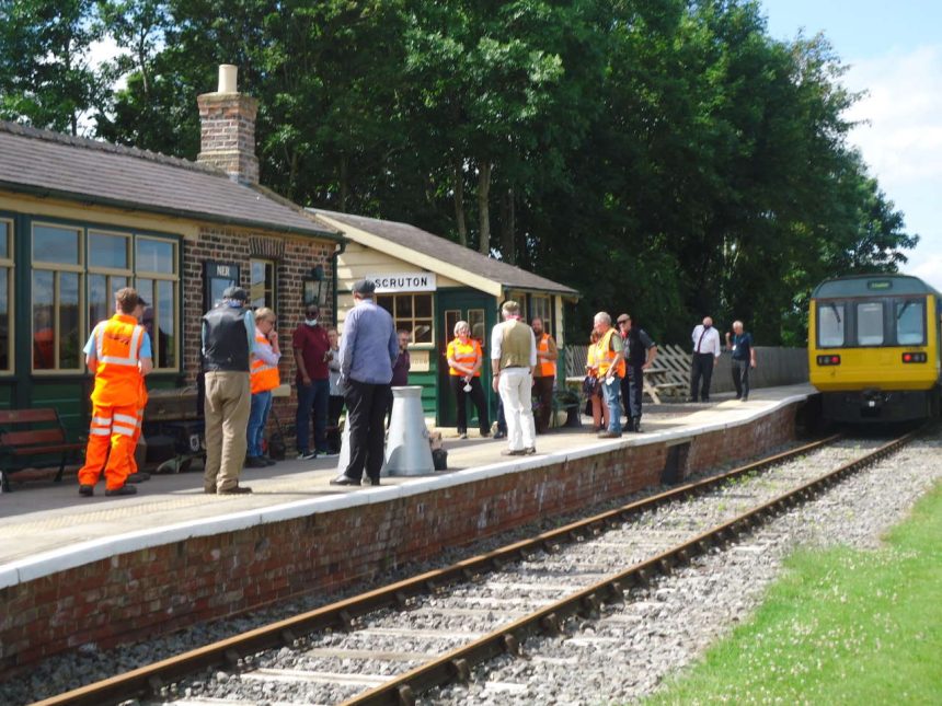 wensleydale railway and Network rail team up