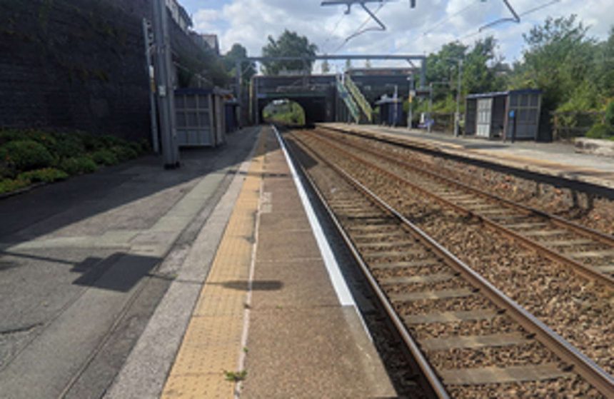 Eccles station, looking in the westbound direction