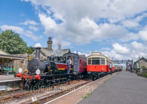 Terrier 2678 arrives into Embsay on the Embsay and Bolton Abbey Railway