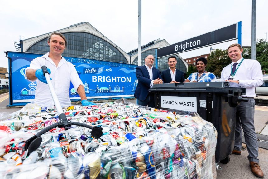 New recycling machine installed at Brighton railway station