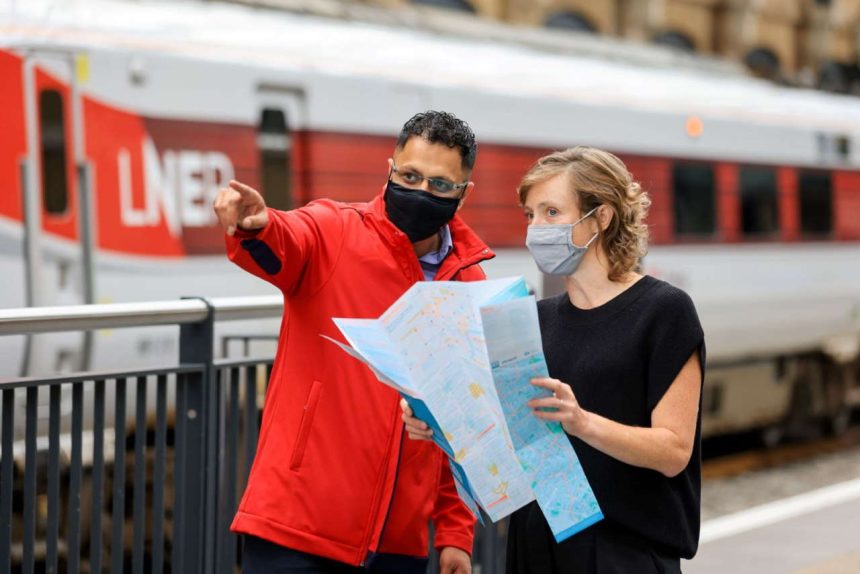 LNER giving out footway maps