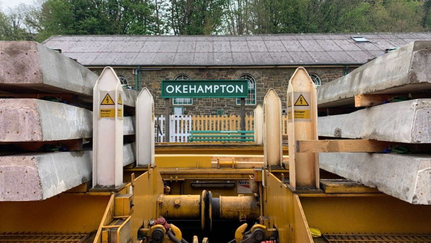 Okehampton station ongoing improvements