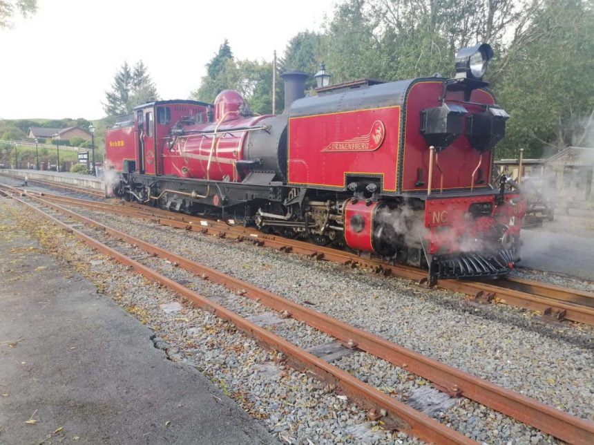 Garratt 60 on test at the Vale of Rheidol Railway